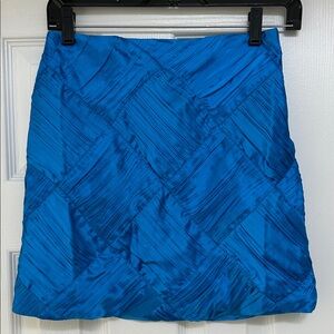 Topshop Vibrant Blue Mini Skirt